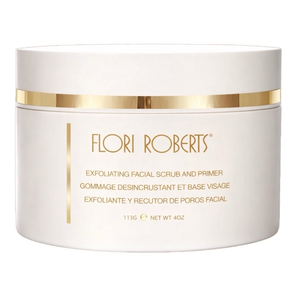 FLORI ROBERTS EXFOLIATING FACIAL SCRUB & PRIMER 113G - BRAND NEW, NO BOX